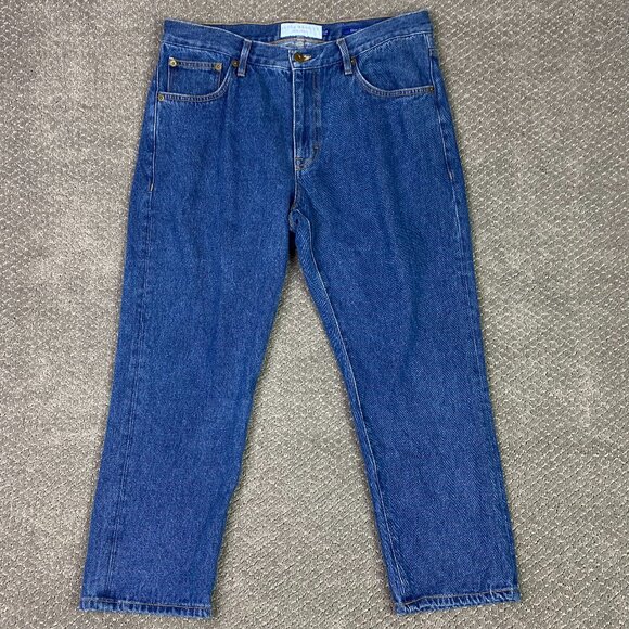 Peter Manning Classic Fit Jeans Men's 34 x 26 Fit 33 x 24.5 Blue Cotton New York - Picture 1 of 13